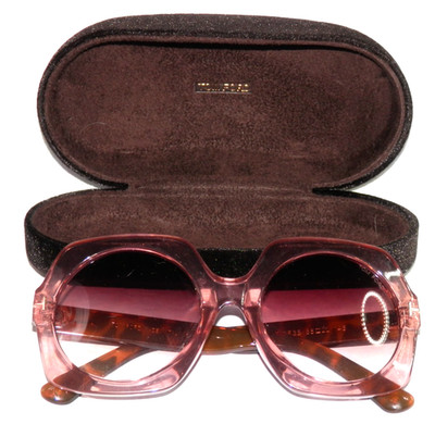Tom Ford TF0535 Sofia Sunglasses 55 22 145 Purple w/Case Square Italy Oversize