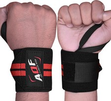 AQF Weight Lifting Wrist Wraps, Gym Support Straps for Fitness & Bodybuilding