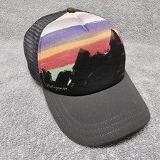 Patagonia Trucker Cap Hat Sunset Mountain Graphic OSFM Adjustable Snapback Foam
