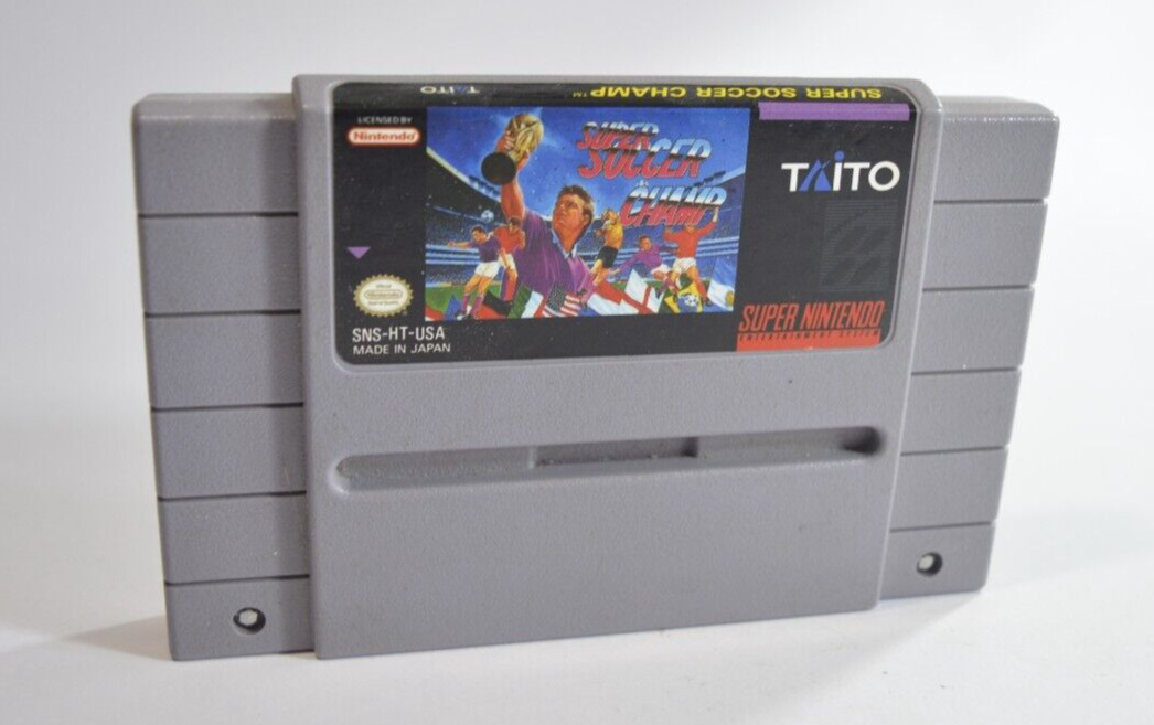 Super Soccer Champ Super Nintendo Snes Ntsc original (Usa vidéo Game)