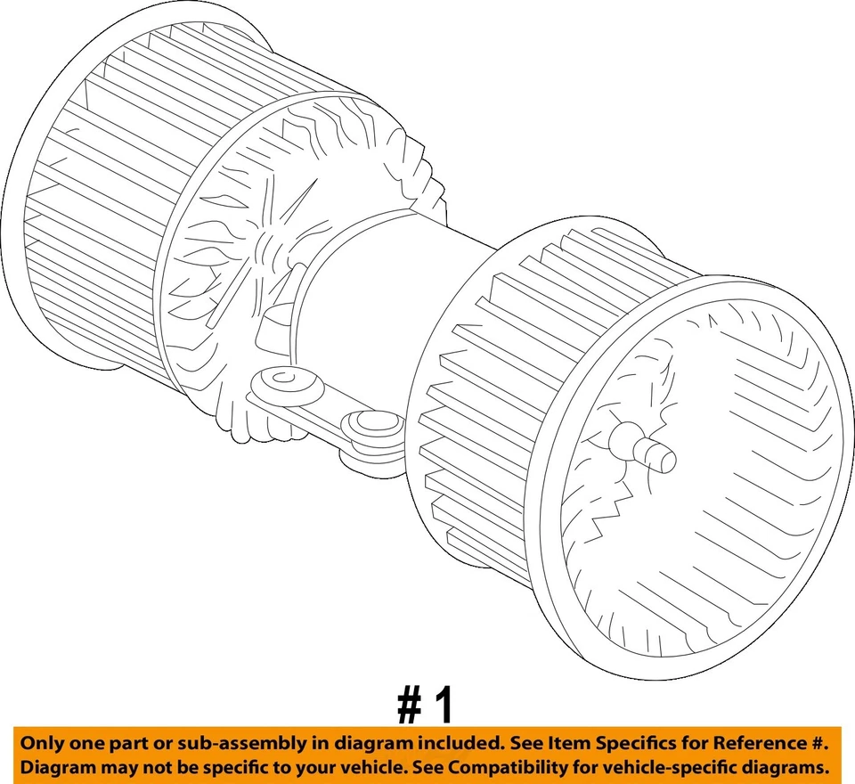 Motor soplador de climatización delantero usado se adapta a: BMW 740I 1998 delantero grado A Foto 2 de 3