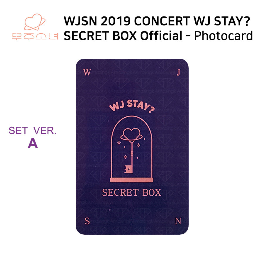 WJSN 2019 Concert WJ STAY? Secret Box Official Photocard SET A