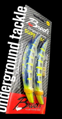 BRAD S 2-Pack Super Bait Original UV  DEAVER ACHIEVER  type Lure *RARE*