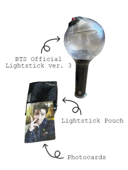 BTS X OFFICIAL 7718G OFFICIAL BANGTAN BOMB LIGHT STICK VER. 3 MADE IN KOREA BTS X OFFICIAL 7718G OFFICIAL BANGTAN BOMB LIGHT STICK VER. 3 MADE IN KOREA