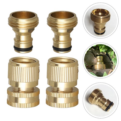 2 Sets Hose Fitting Kit Quick Couplings Garden Attachments Connect Fittings