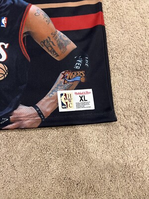 Mitchell & Ness NBA Philadelphia 76ers Allen Iverson 3 Tank Black