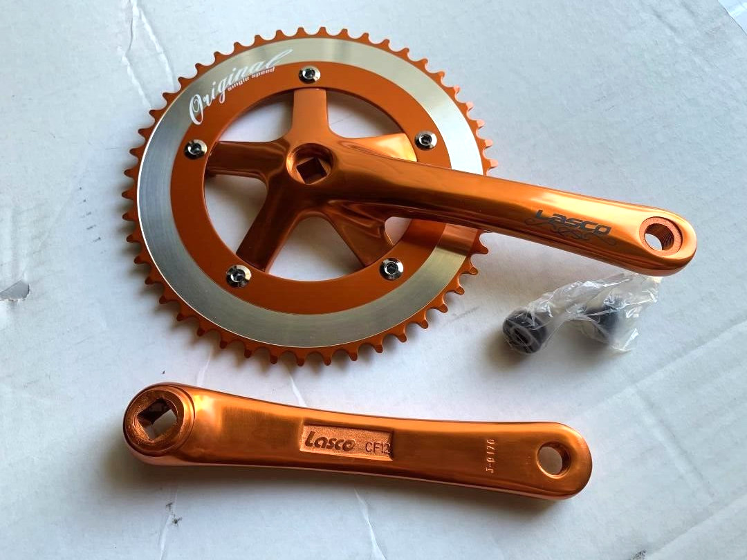 ORANGE Bicycle Crank ChainWheel Set 48T x 170mm Single Speed Track Fixie Bikes