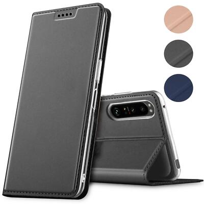 Flip Case Handy Tasche für Sony Xperia 5 III Schutz Hülle Klapphülle Slim Cover
