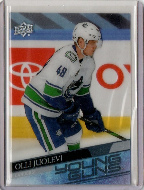 2020-21 Upper Deck Young Guns Clear Cut #222 Olli Juolevi - Rookie