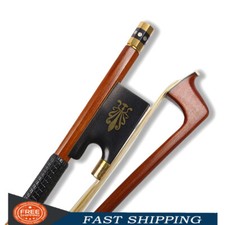 4/4 Advance Violin Bow Brazil Wood Model Professional Natural House Hair Bow
