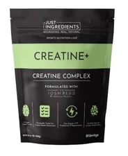 Creatine Complex by Just Ingredients-Formulated w/ Dr. Josh Redd-30 Serving Bag