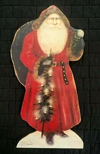 BOARDWALK ORIGINALS, BONNIE BARRETT ANTIQUE IMAGE, DUMMY BOARD, 'OL ST. NICHOLAS