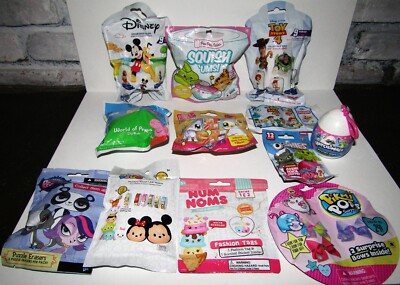 LOT #19 BLIND BAGS TOY'S FIGURES HANGERS EVERYTHING AS PICTURED PEPPA PIG & MORE