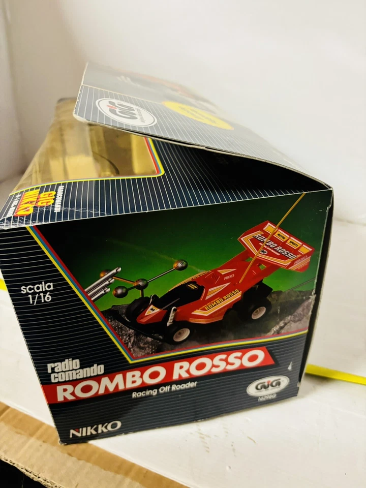 GIG NIKKO ROMBO ROSSO 1/16 RADIOCOMANDATA NUOVISSIMA RARE!! - Immagine 4 di 4
