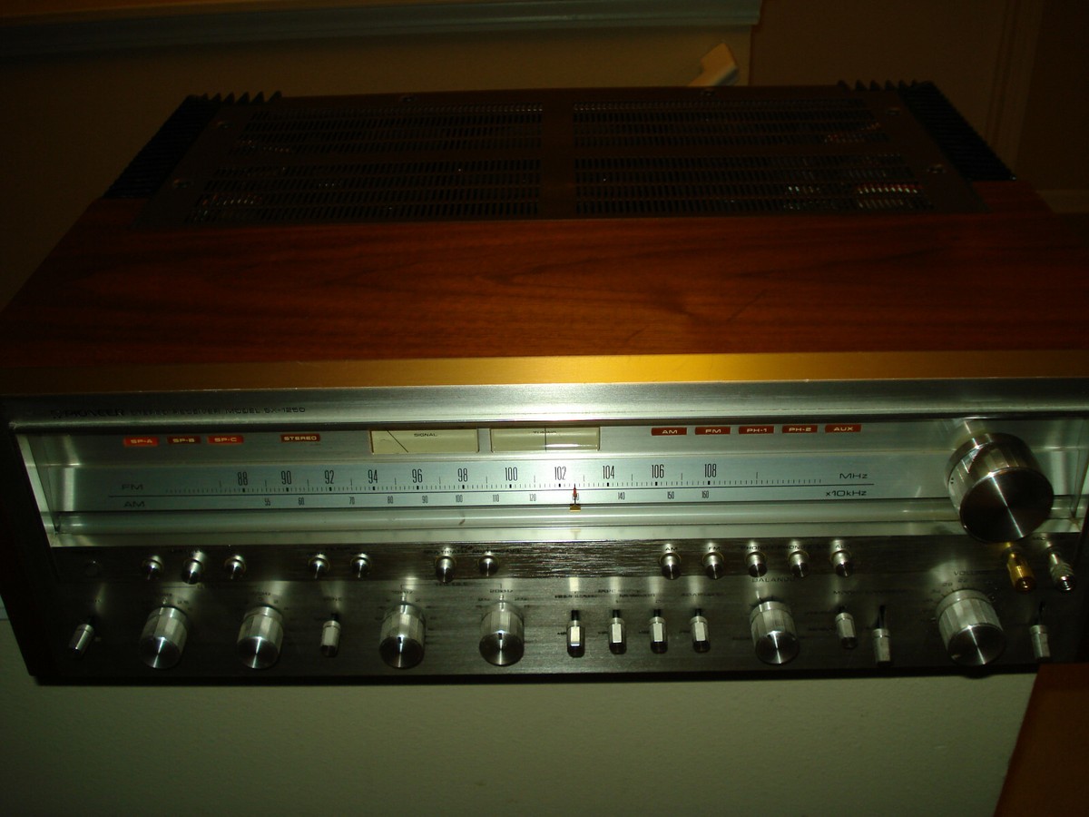 PIONEER SX-1250 VINTAGE STEREO RECEIVER 160WPC 1970's | eBay
