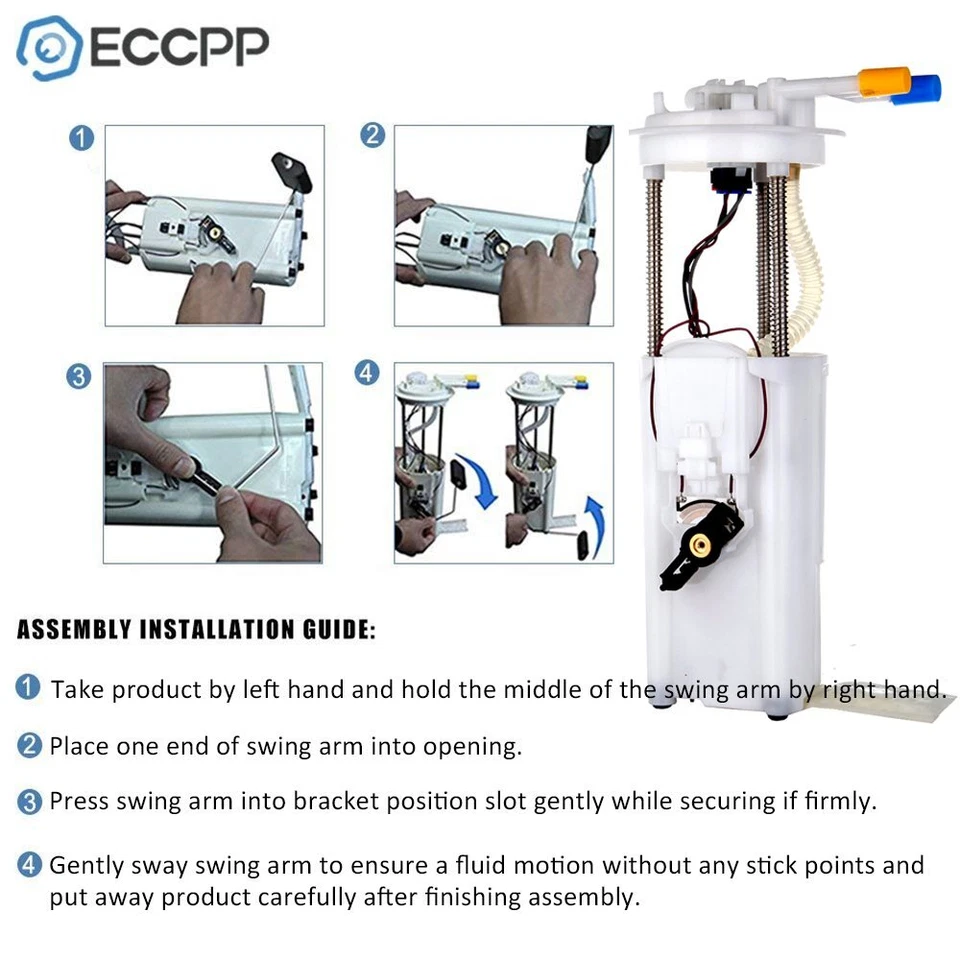 For Isuzu Rodeo V6-3.2L L4-2.2L for Honda Passport Fuel Pump Module Assembly - Image 4 of 4
