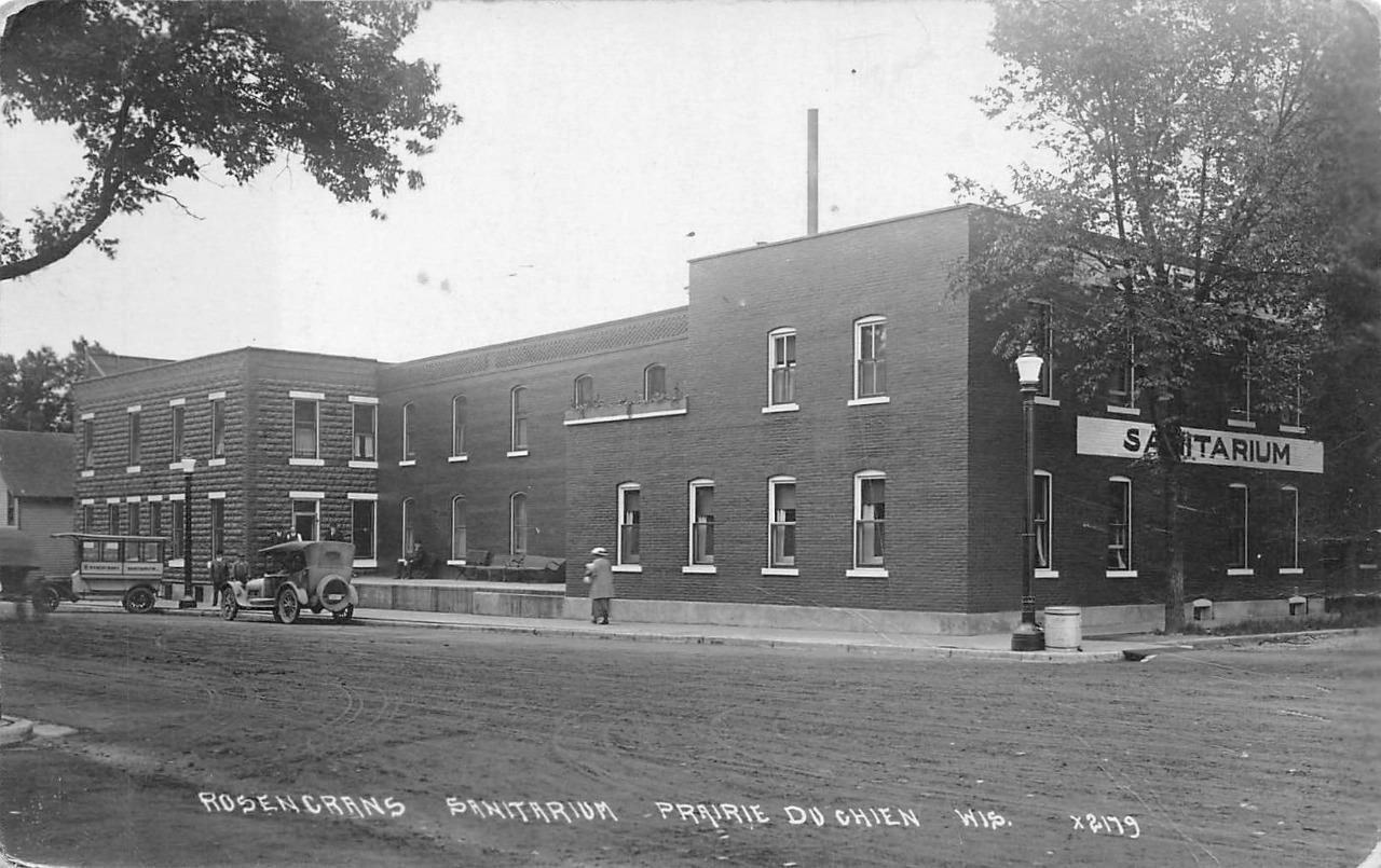 RPPC ROSENCRANS SANITARIUM PRAIRIE DU CHIEN WISCONSIN STAMP REAL PHOTO POSTCARD eBay