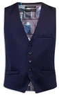 Ted Baker London Raisew Debonair Suit Men’s Waistcoat Vest Dark Blue 38 R