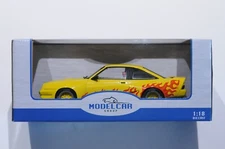 MODELCAR GROUP OPEL MANTA B MATTING YELLOW WITH FLAME SCALE 1:18 MCG18115 RARE