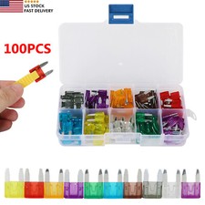 10PCS Car Automotive Medium Standard Fuses Auto Blade Fuse Assortment Kit APM US