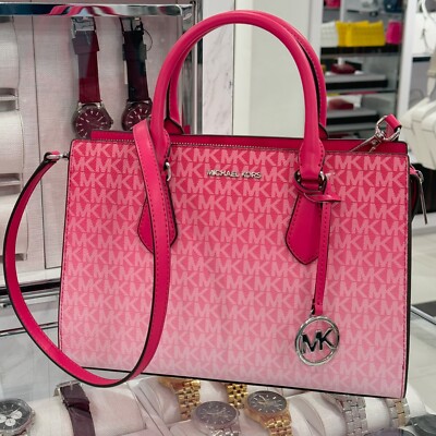 mama-c♥️ Michael Kors Sheila Medium Center Zip Satchel Crossbody Bag
