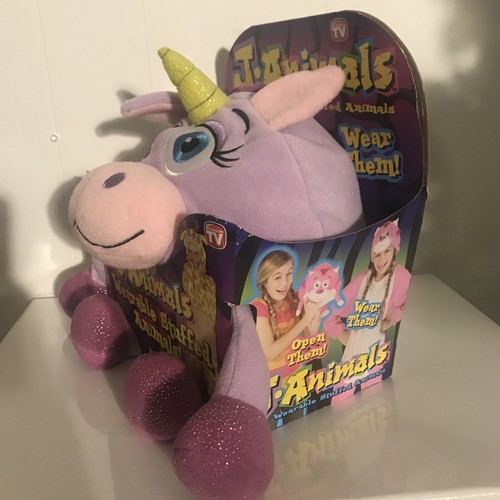 Jay At Play Janimals Wearable Unicorn SIZE Medium pajamas New - Picture 4 of 6
