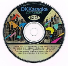 DK KARAOKE DKG-22 - ORIGINAL EDIT-A-VISION CD G - OUT OF PRINT  