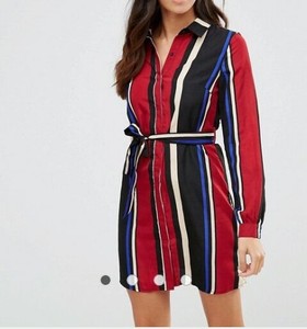 berry shirt dress