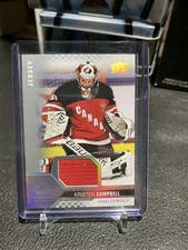 2022 Upper Deck Team Canada Juniors:  Kristen Campbell #65 Patch