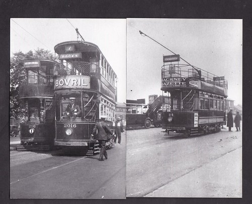 1910-30s Vintage Photographs Streets and Trams London S + E+ SE..PRICED as PAIRS - Picture 16 of 45