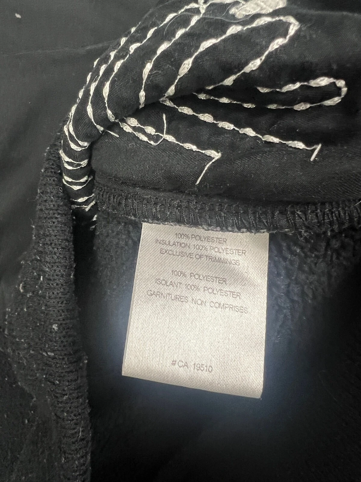 lole full zip flower embroidered quick dry breathable jacket