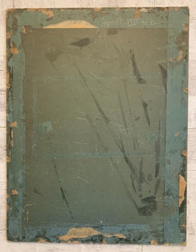 Aquarelle XIX Village Maison Campagne Nature Province Ciel Arbre Soleil France - Photo 10/10