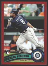 Carlos Peguero #US183 2011 Topps Update Target Red Border Mariners RC Rookie