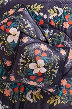 NEW Rifle Paper Co. for Anthropologie Velvet Luxembourg Sham EURO Floral