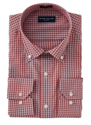 peter millar nanoluxe dress shirt Peter Millar Nanoluxe Easy Care Men Multi-Woven Long Sleeve Dress Shirt M
