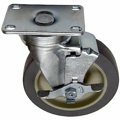 PLATE CASTER 5" W/BRK BLACK Frymaster 810-0327 CHG CMP1-5BBN CRESCOR 0569-306-B - Picture 1 of 2