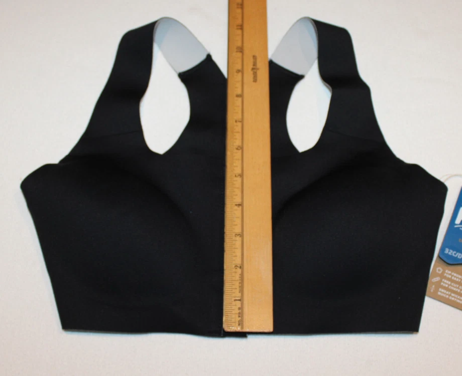 Sujetador deportivo Brooks negro Dare con cremallera talla 32C/D para correr nuevo con etiquetas Foto 4 de 4