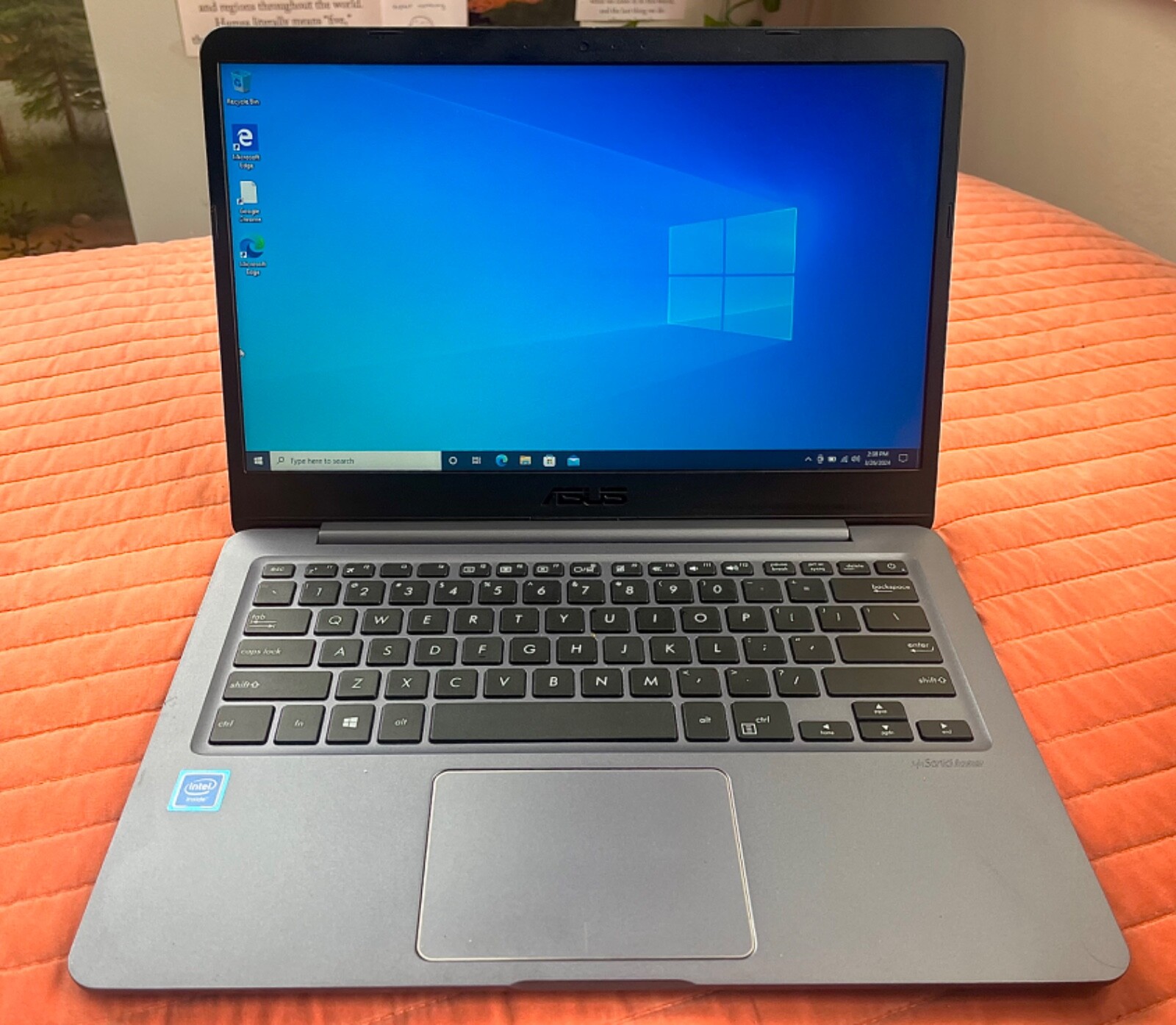 Asus 13-inch Grey Blue Laptop in Excellent Condition-image