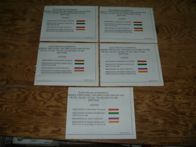 New Holland T8.275 T8.300 Tractor Electrical Wiring Diagram Manual ZBRC07000-