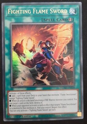 Ultra Rare KÄMPFER FLAMMENSCHWERT in Englisch MZMI-EN008 YUGIOH