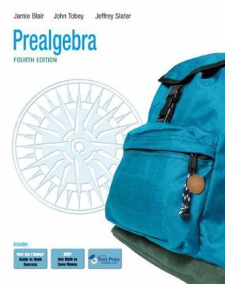 Prealgebra by Jamie Blair;  John Jr Tobey Jr.;  Jeffrey Slater