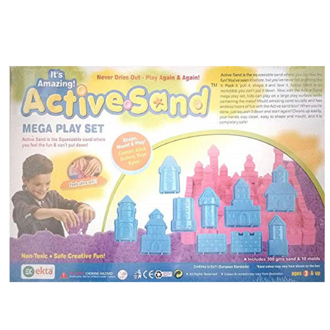 ekta active sand castle playset