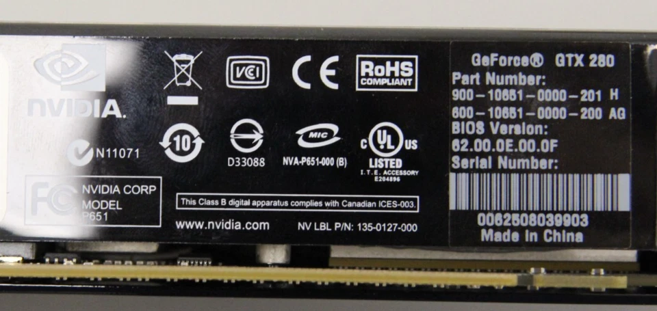 BRAND NEW BFG Tech nVidia GeForce GTX280 1gb Video Card FREE SHIPPING - Image 4 of 4