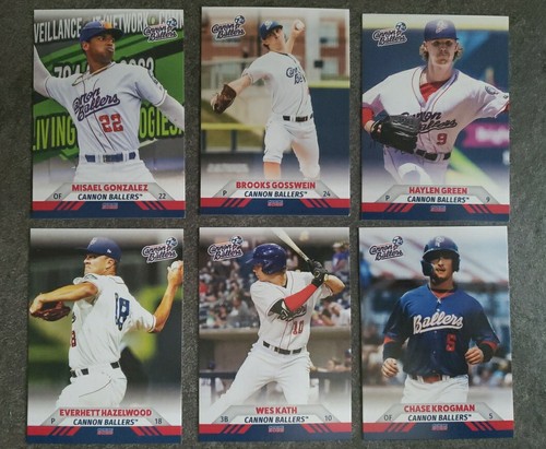 2022 Kannapolis Cannon Ballers SINGLE CARDS from Team Set - CHOOSE YOUR PLAYER - Picture 4 of 8