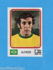 MONACO/MUNCHEN 74-PANINI-Figurina n.159- ALFREDO - BRASILE -Recuperata