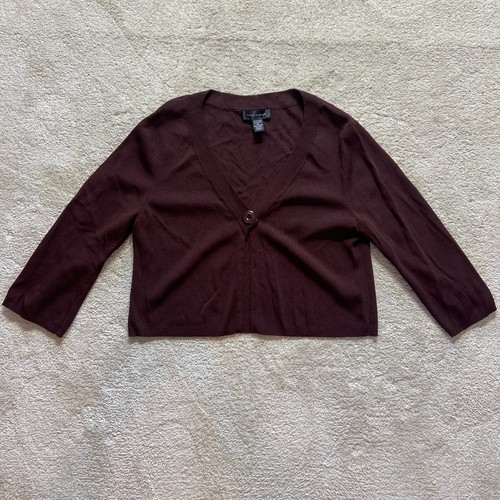 Gauge Cardigan Sweater Womens XL 