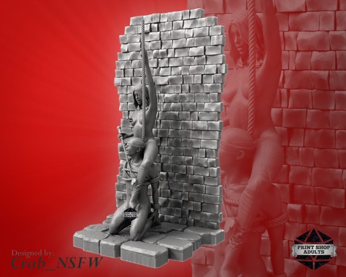 Maîtresse Avec Esclave Miniature Dungeon De Pleasure Figure Nsfw Érotique Cadeau - Photo 1 sur 8