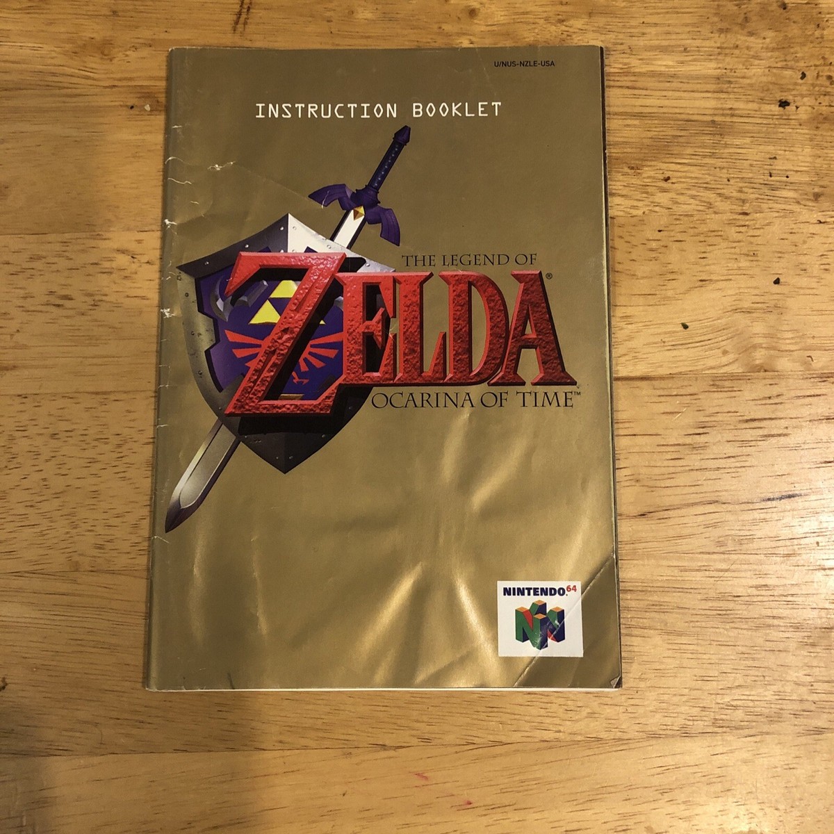 The Legend of Zelda Ocarina of Time Instruction Manual Booklet