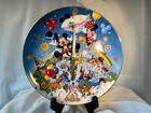 Very Rare Tokyo Disneyland 15th Anniversary Ceramic Plate Wall Clock, Battery Op