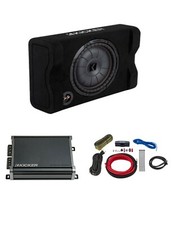 KICKER 12"Enclosure Combo: 48CVTDF122 Enclosure/ 46CXA400.1 Amp/ FREE AMP KIT